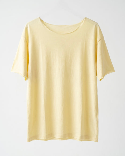 T-shirt Liam's linen Open Yellow
