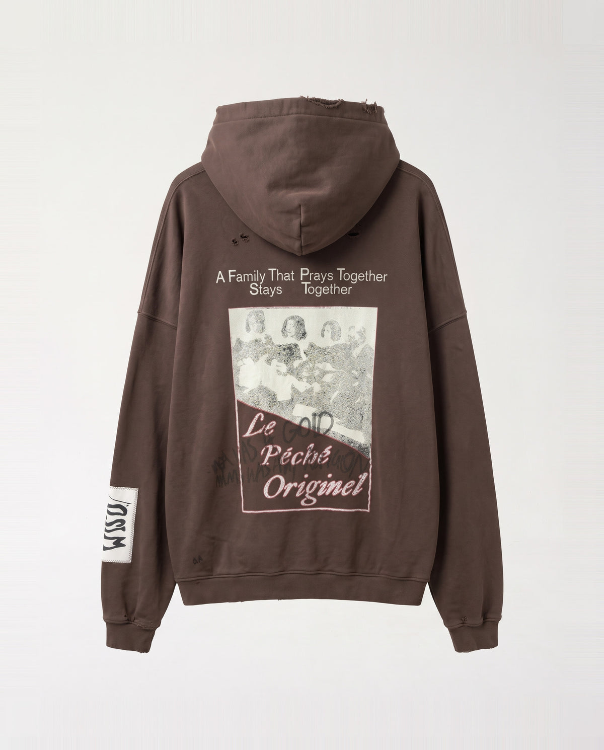 SWEATSHIRT OVERSIZE- AFTRT BROWN