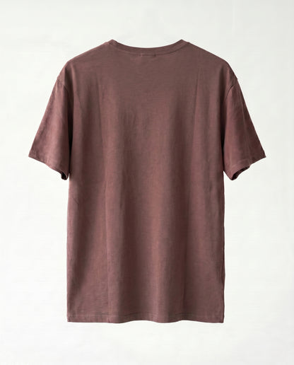 T-shirt Thin collar Brown