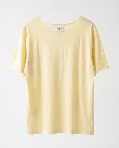 T-shirt Liam's linen Open Yellow
