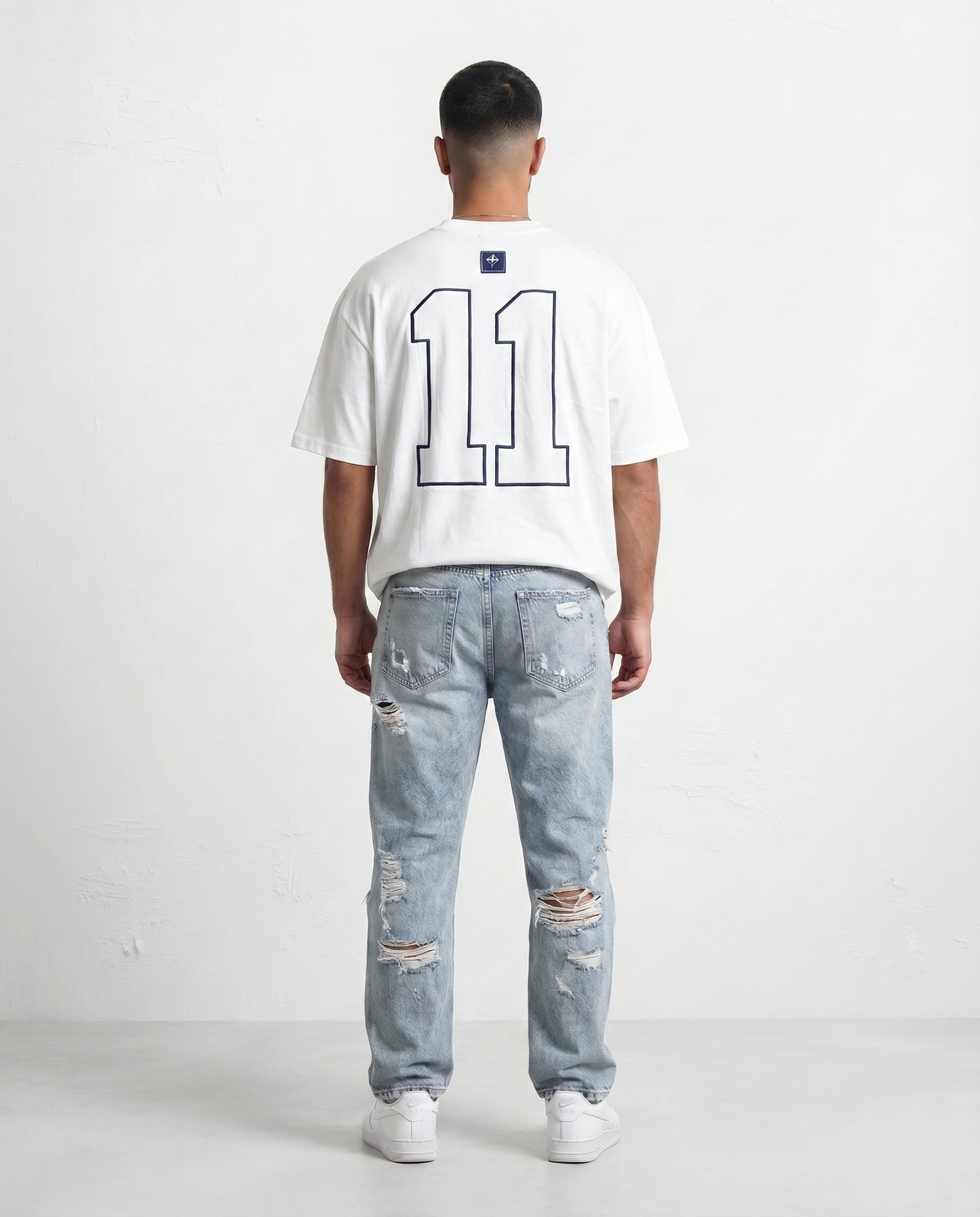 T-shirt AVI 11 BACK WHITE