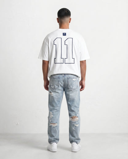 T-shirt AVI 11 BACK WHITE
