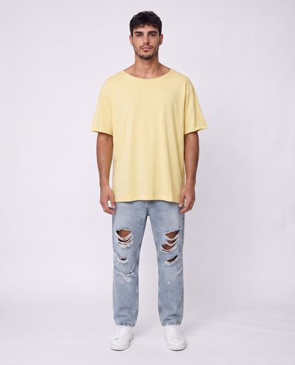 T-shirt Liam's linen Open Yellow