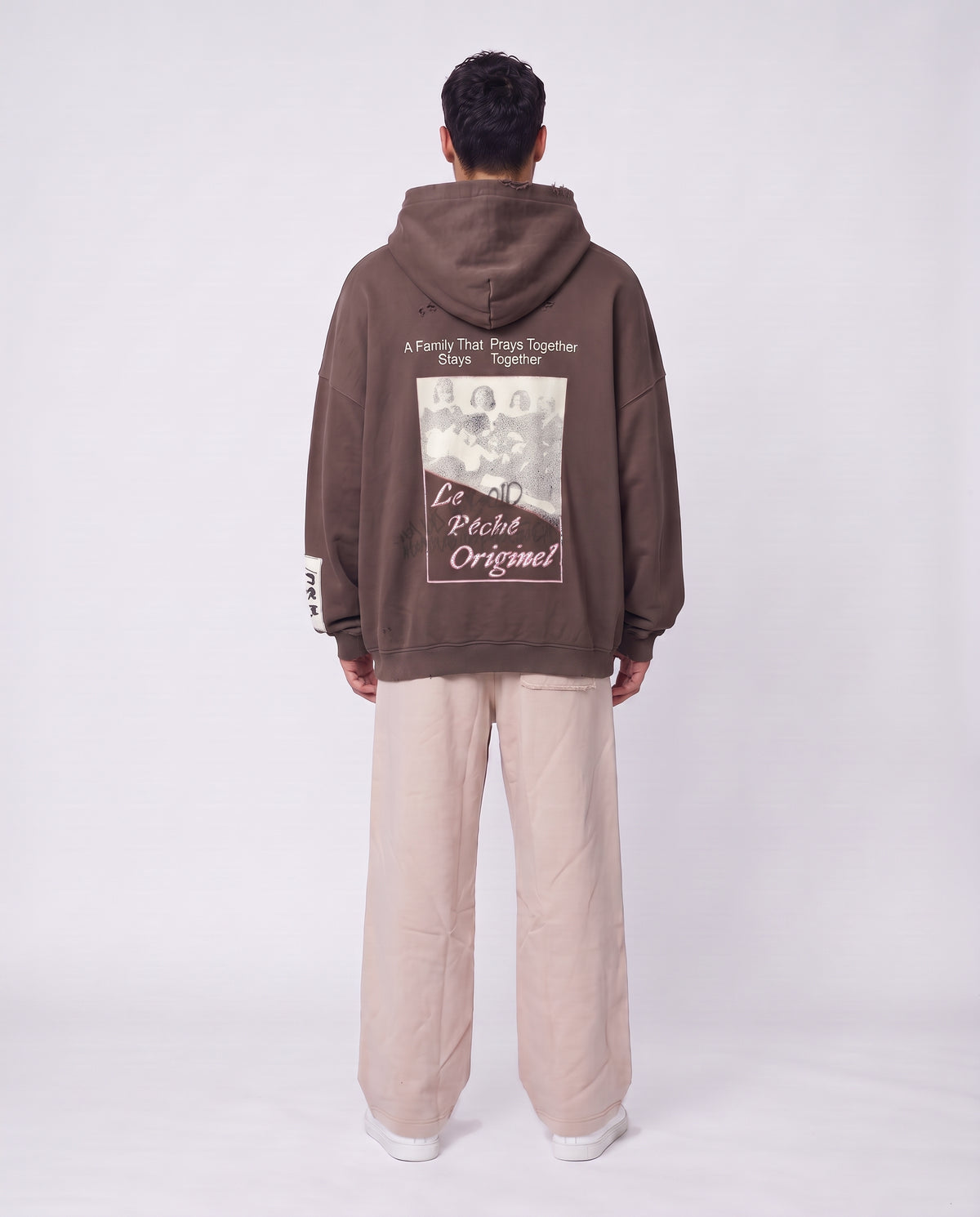 SWEATSHIRT OVERSIZE- AFTRT BROWN