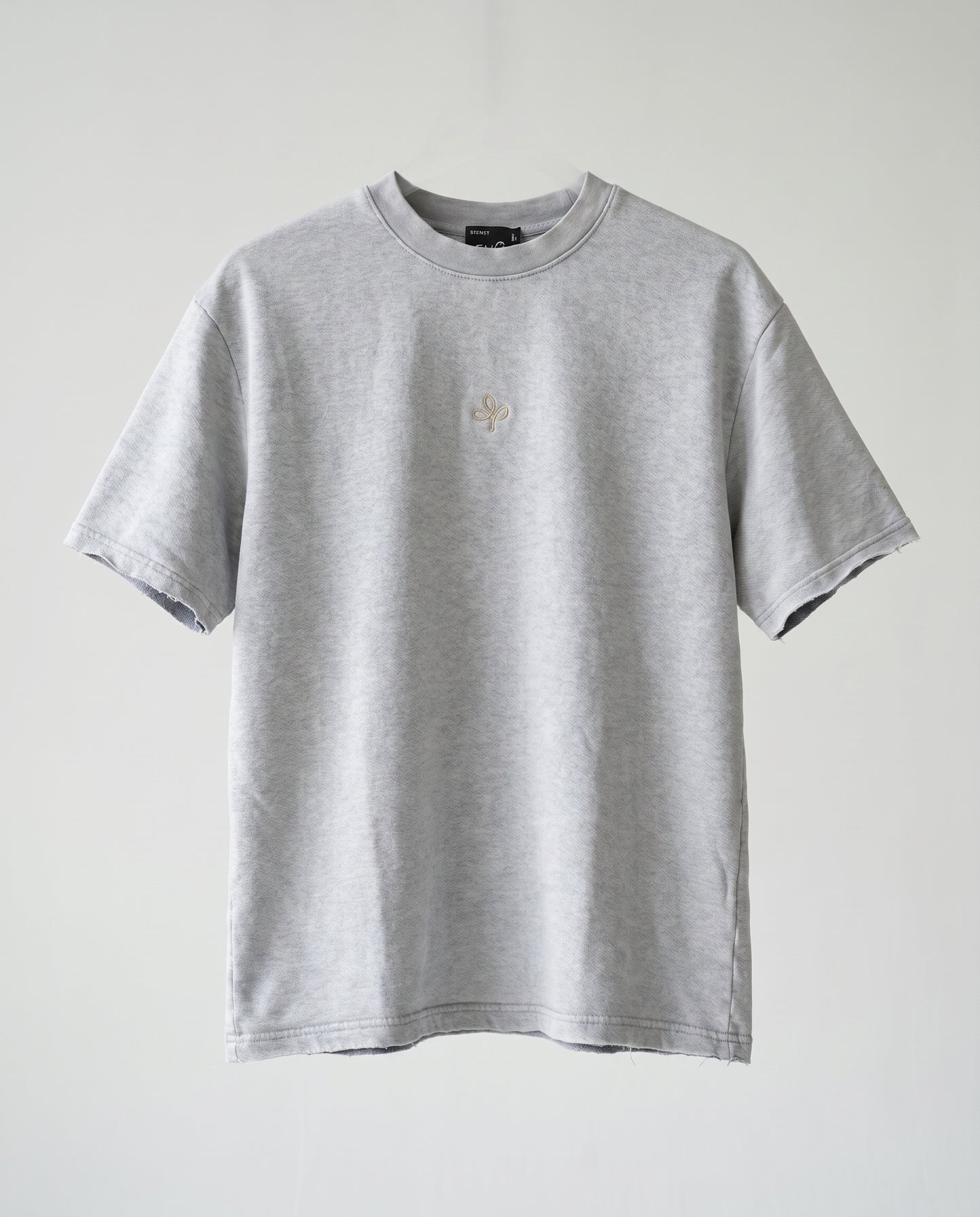 T-shirt Frayed sleeve Gray