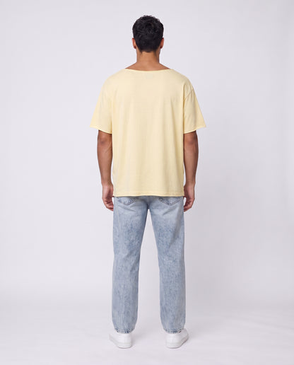 T-shirt Liam's linen Open Yellow