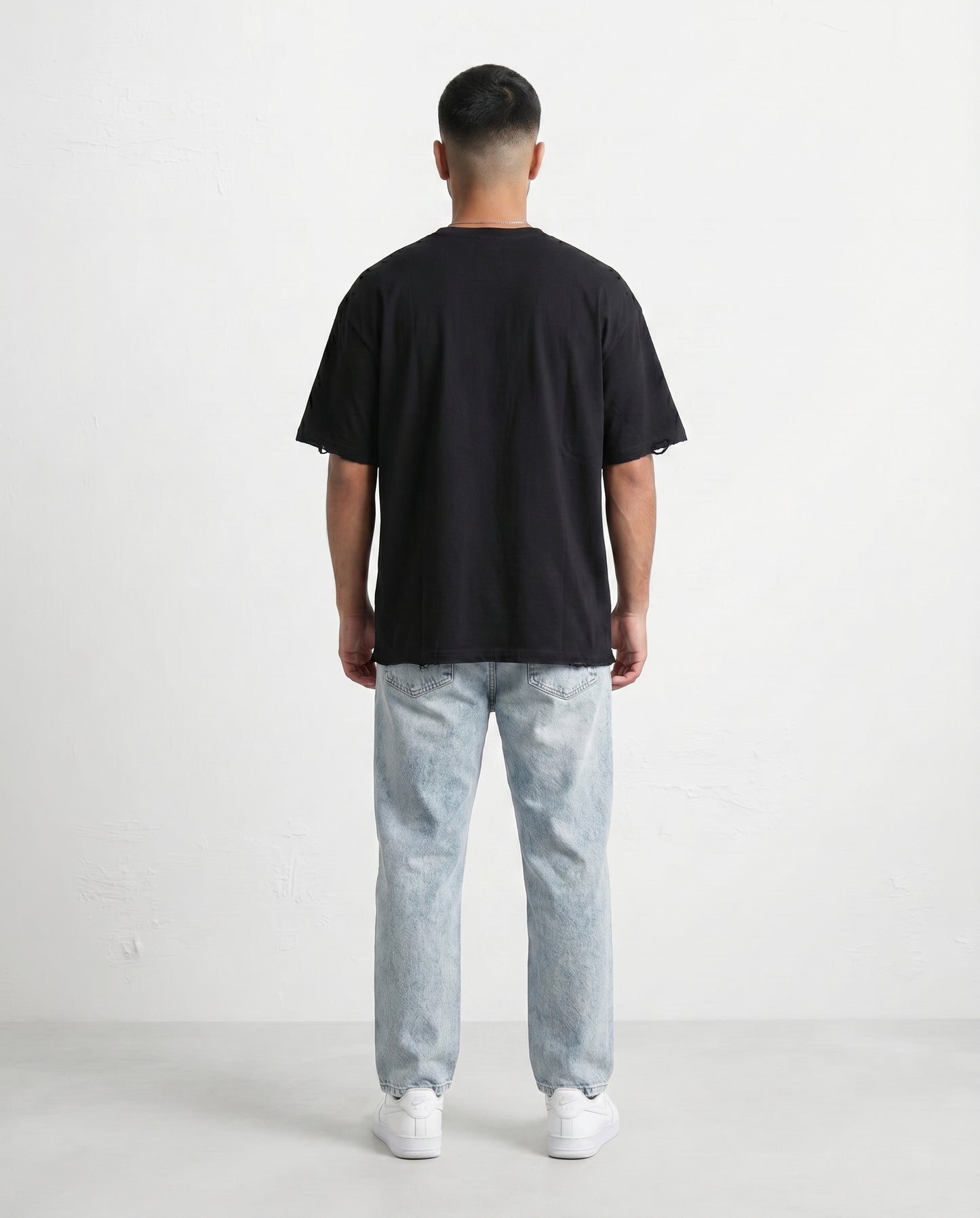 T-shirt Eilat linen V Black