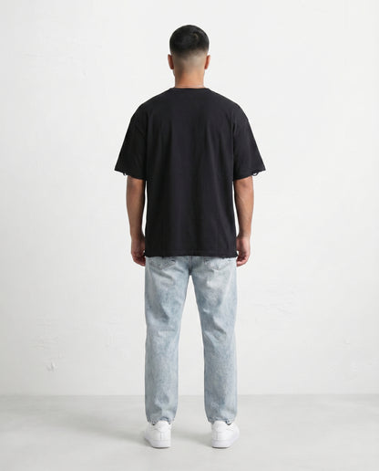 T-shirt Eilat linen V Black