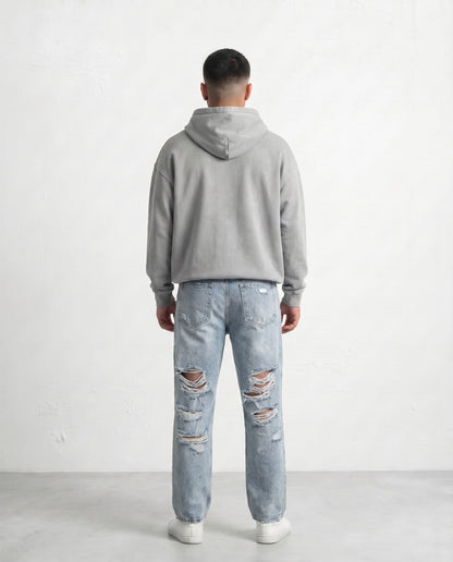 HOODIE S CAMPY Light wash