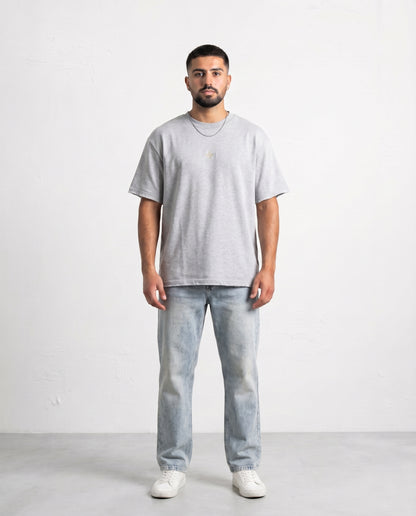 T-shirt Frayed sleeve Gray