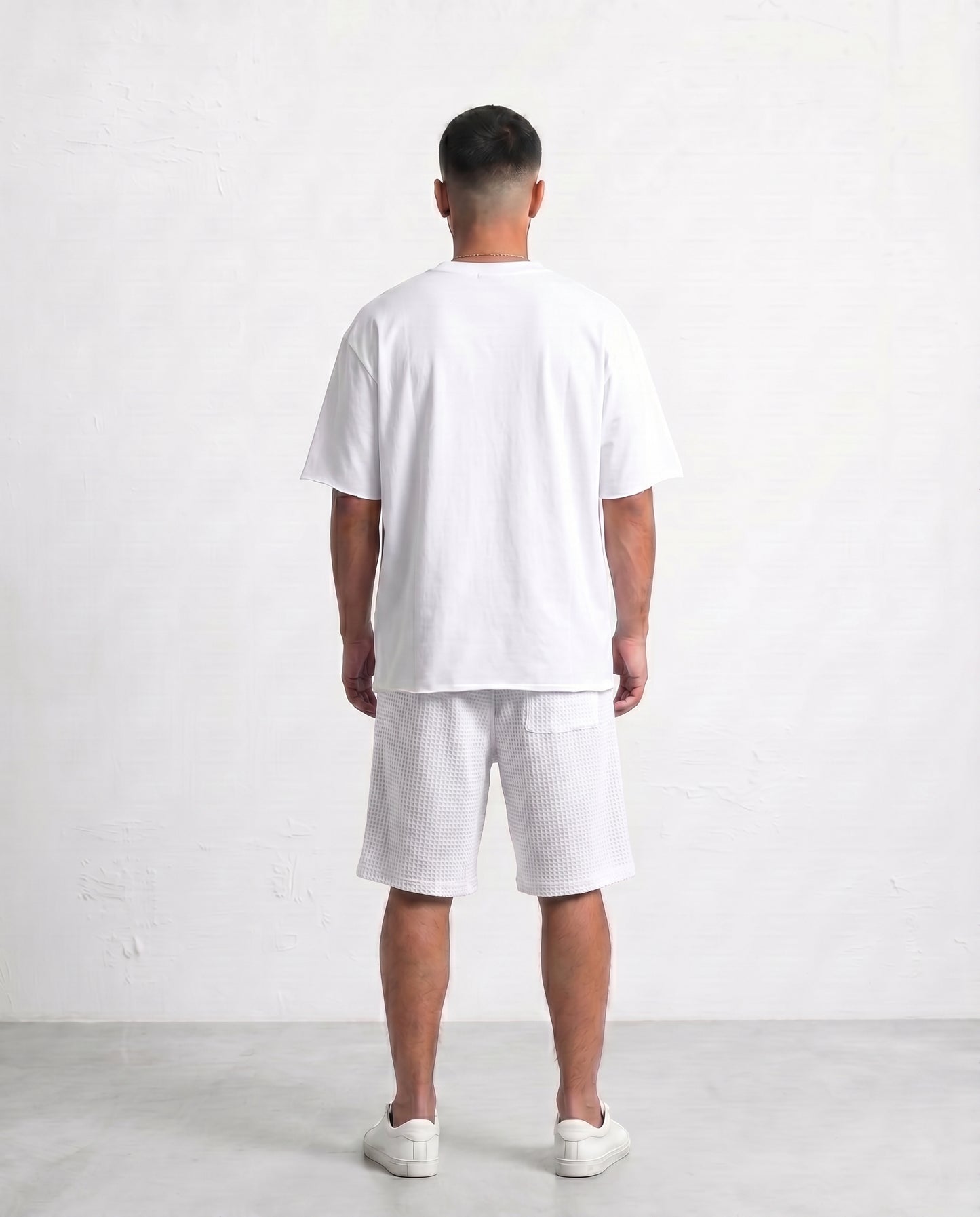 Short -  Waffle White