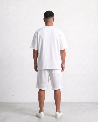 Short -  Waffle White