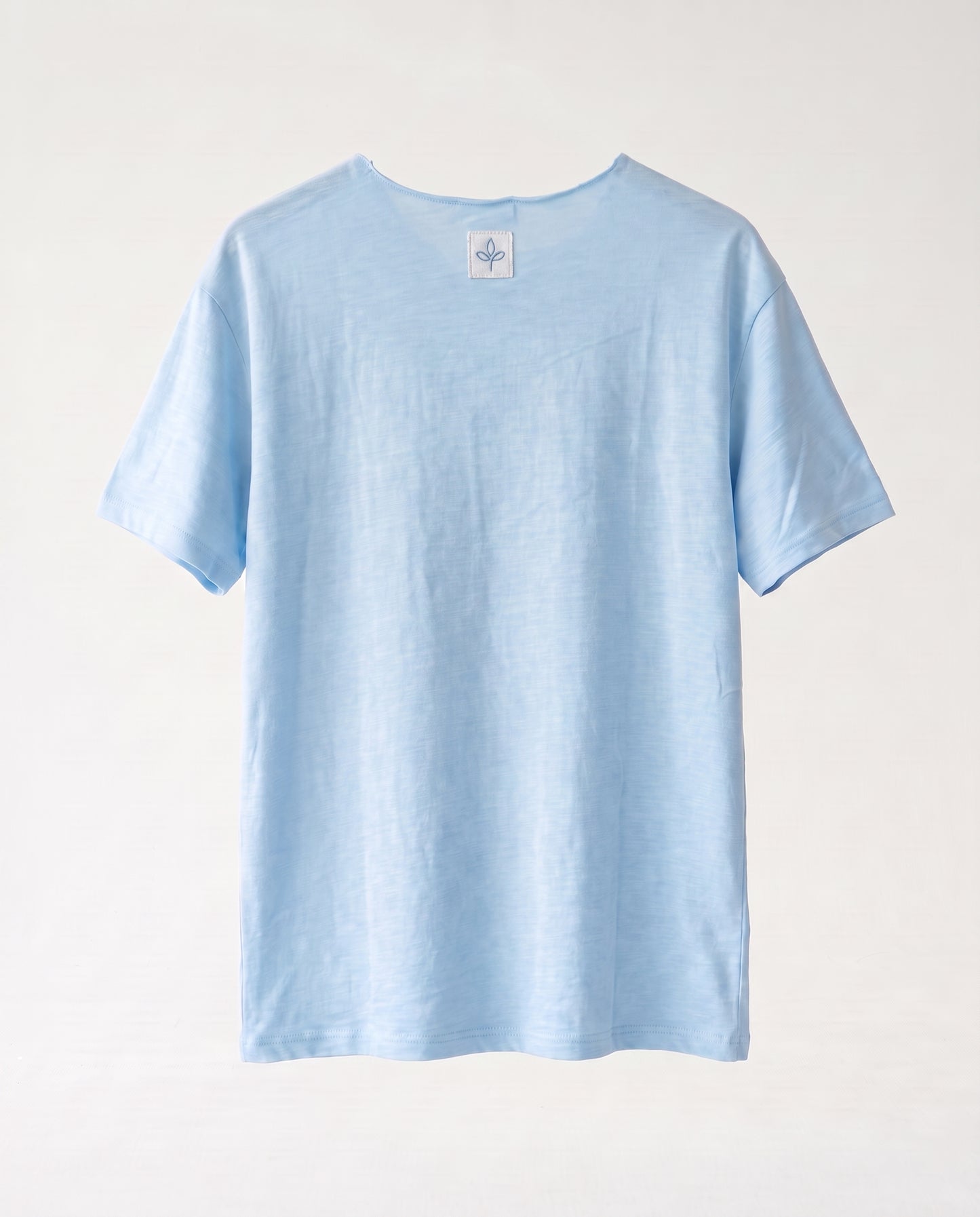 T-shirt Liam's linen Open Light Blue