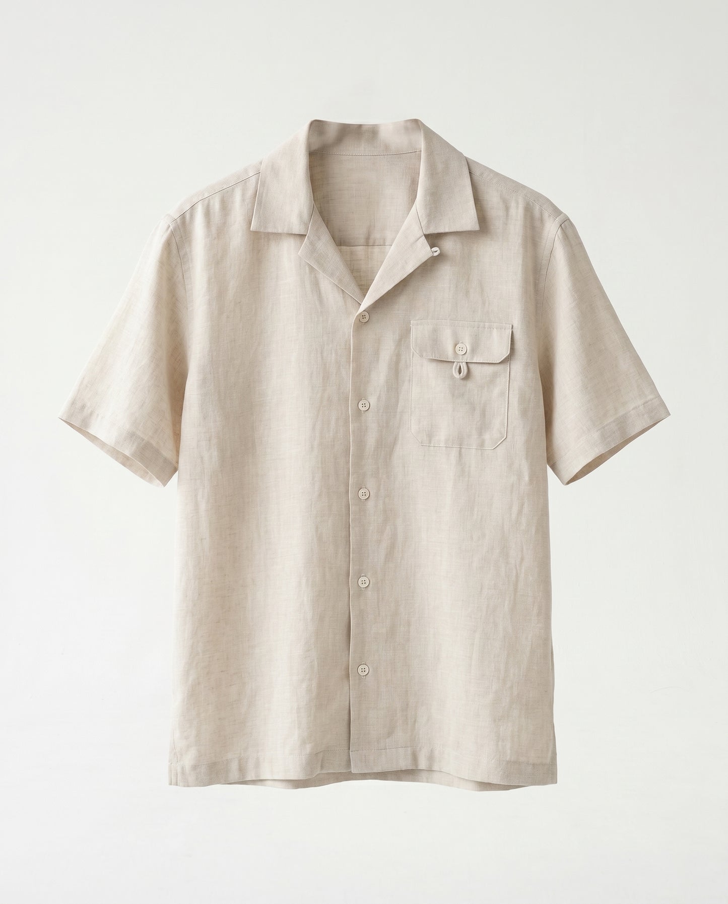 Shirt- Button pocket Beige