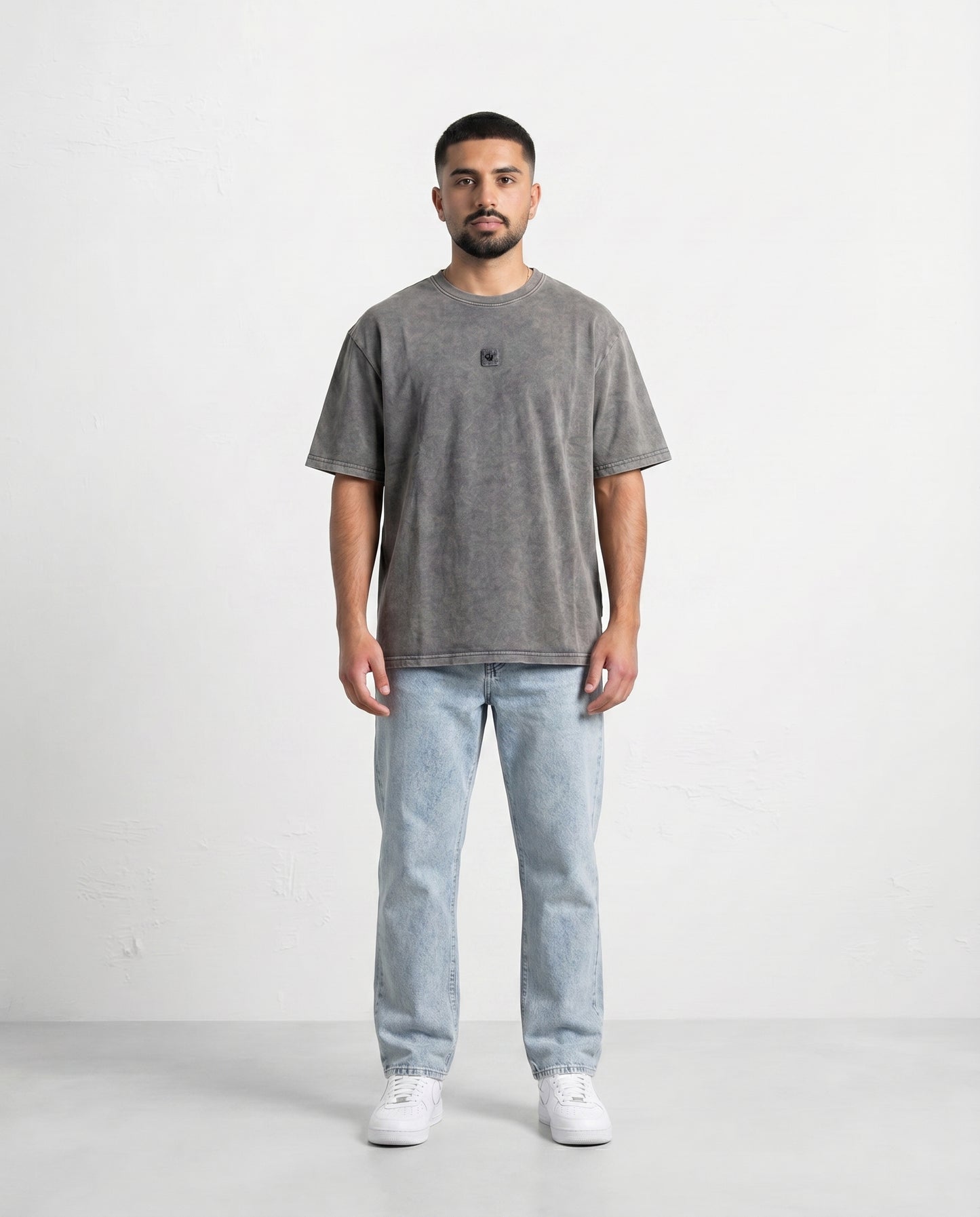 T-shirt - Marble light gray