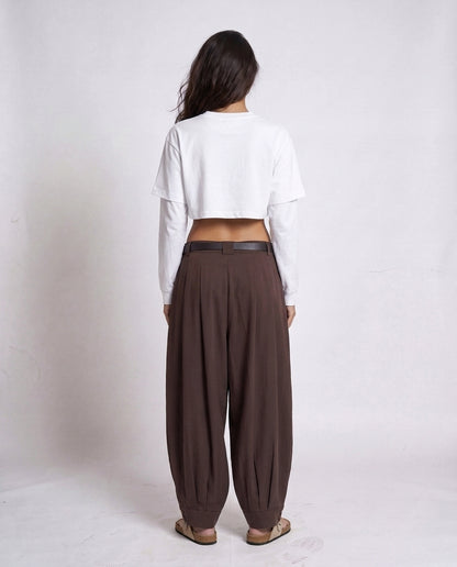 PANTS- Belt Shani BROWN