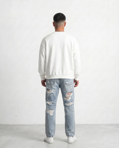 Hoddie overlock white