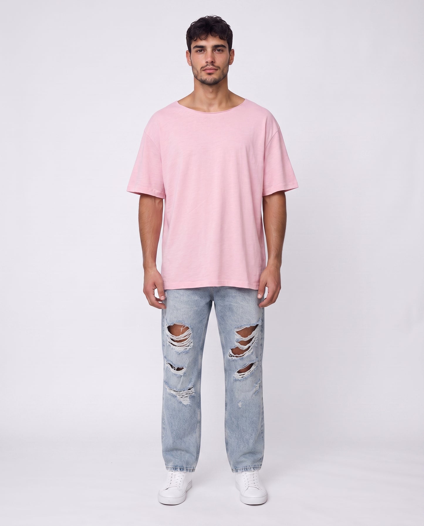 T-shirt Liam's linen Open PINK