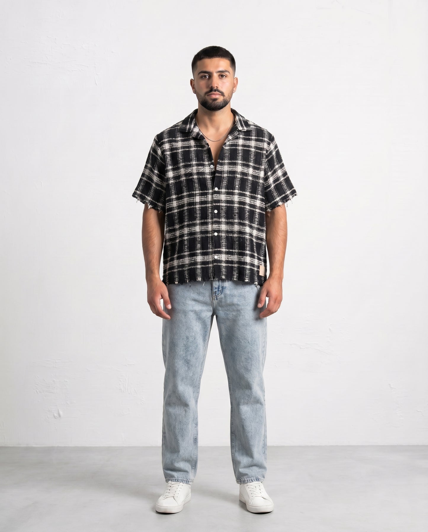 Shirt Checkered B&W