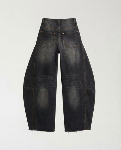 Pants- Balloon jeans black