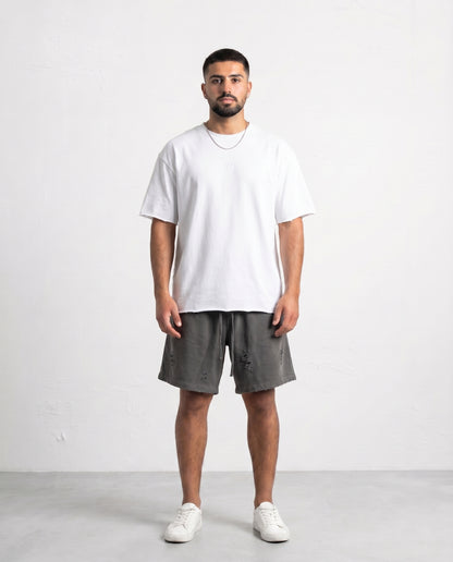 Short tears light gray