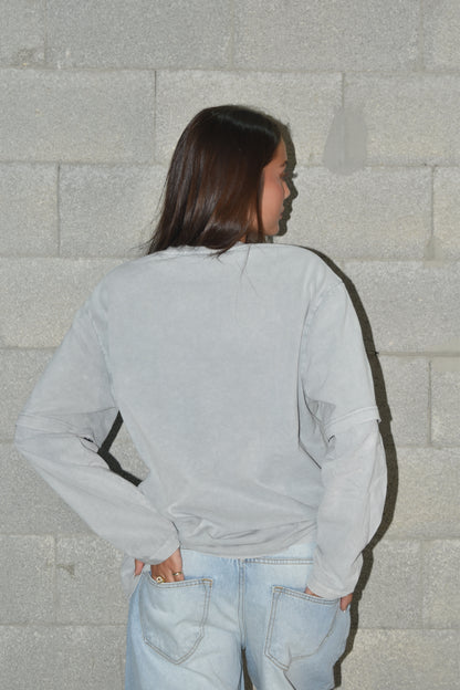 Shirt oversize E100000 Gray
