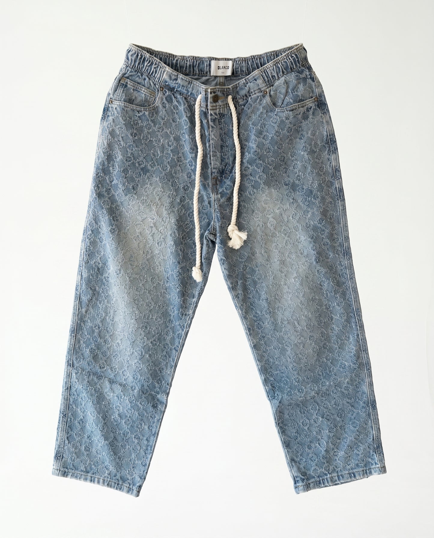 Jeans PlUSIM FLOWERS Blue