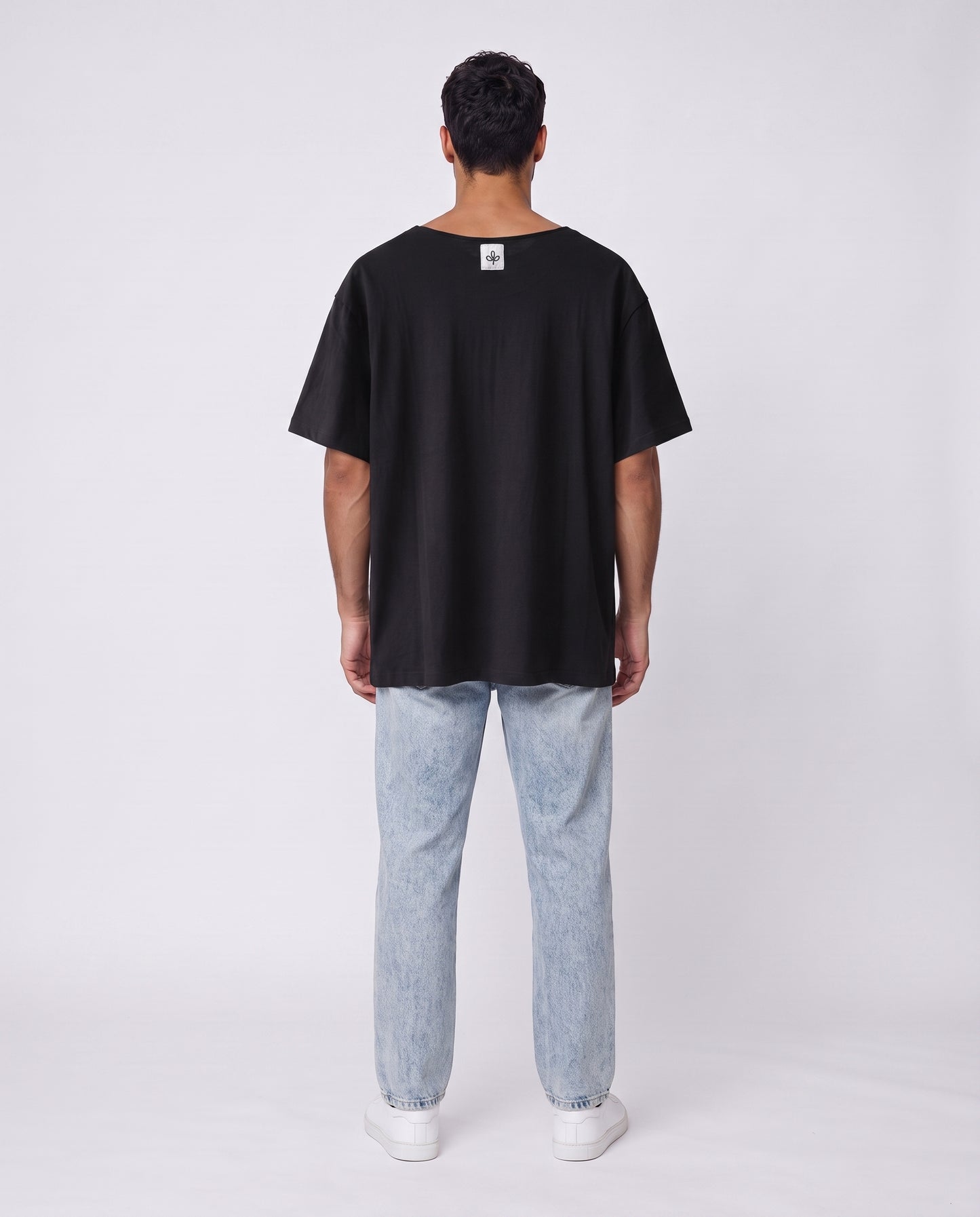 T-shirt Liam's linen Open Black