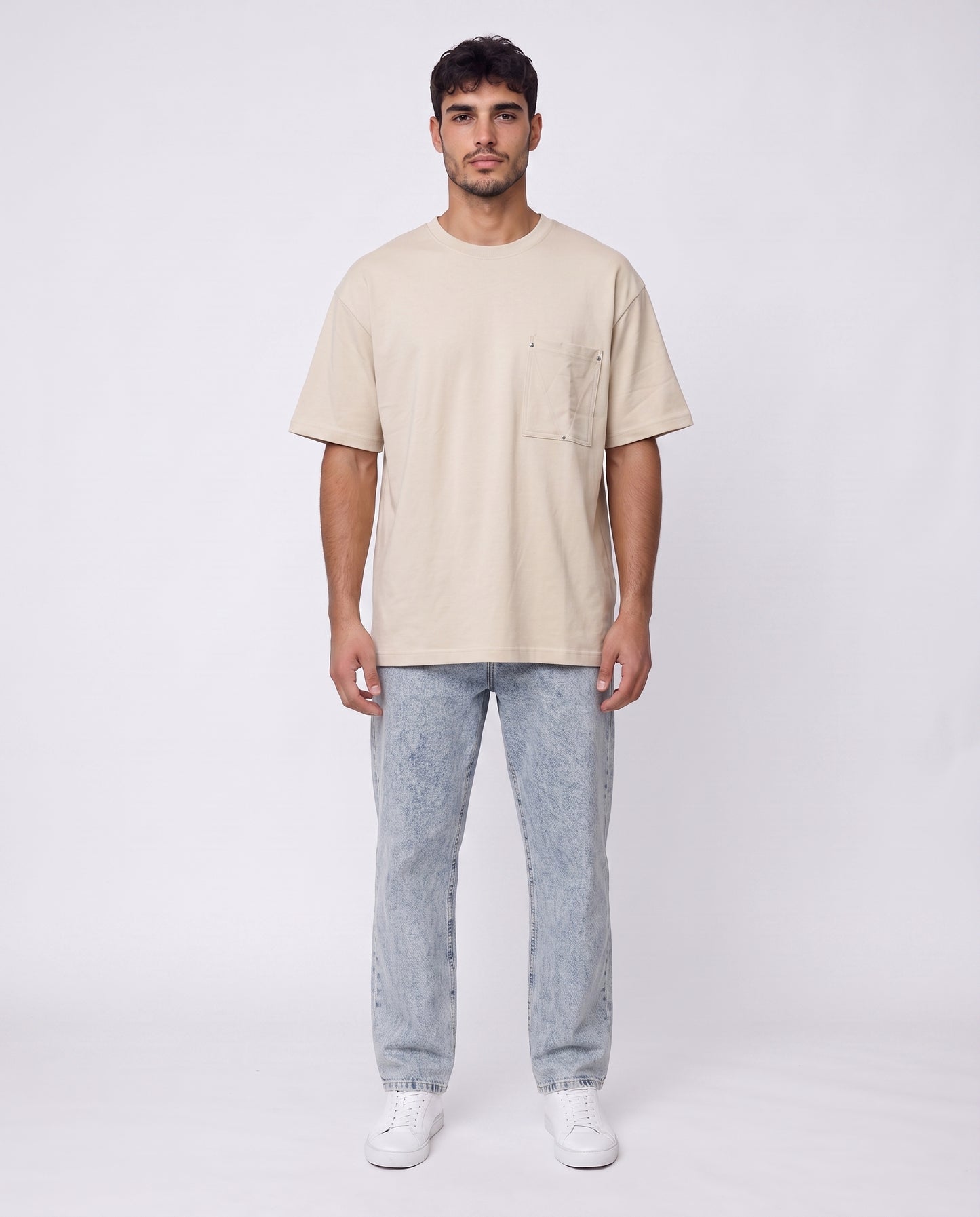T-shirt - Pocket Beige