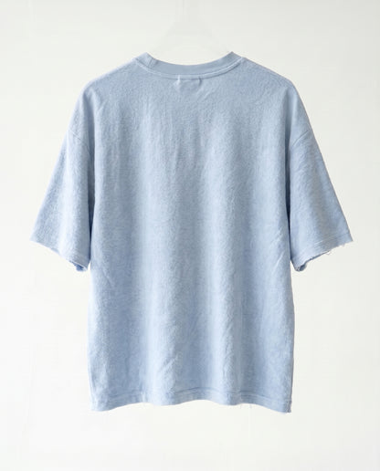 T-shirt Frayed sleeve Light Blue