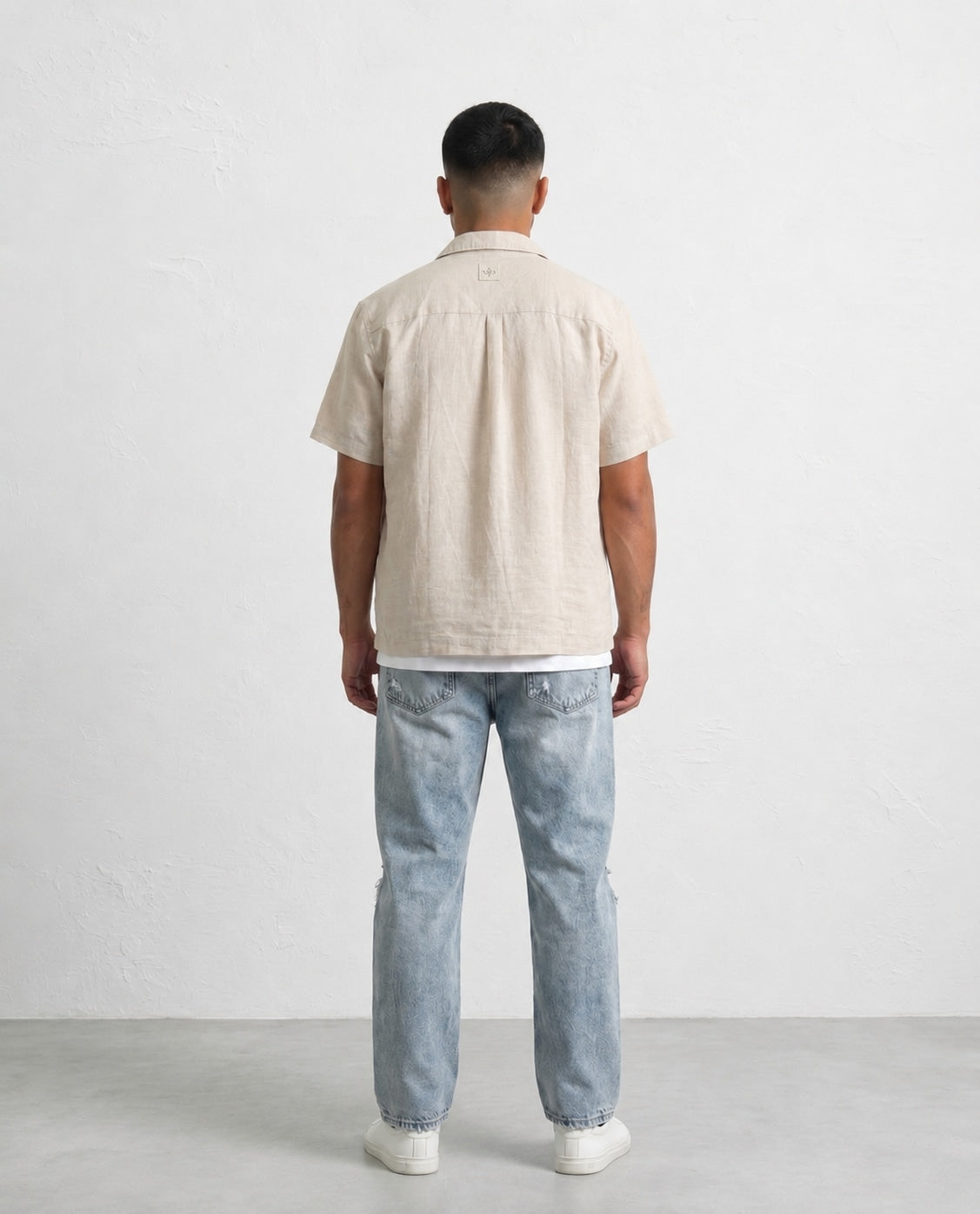 Shirt- Button pocket Beige