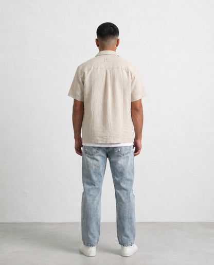 Shirt- Button pocket Beige
