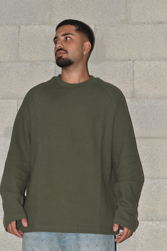 SHIRT WAFFLE OVERSIZED