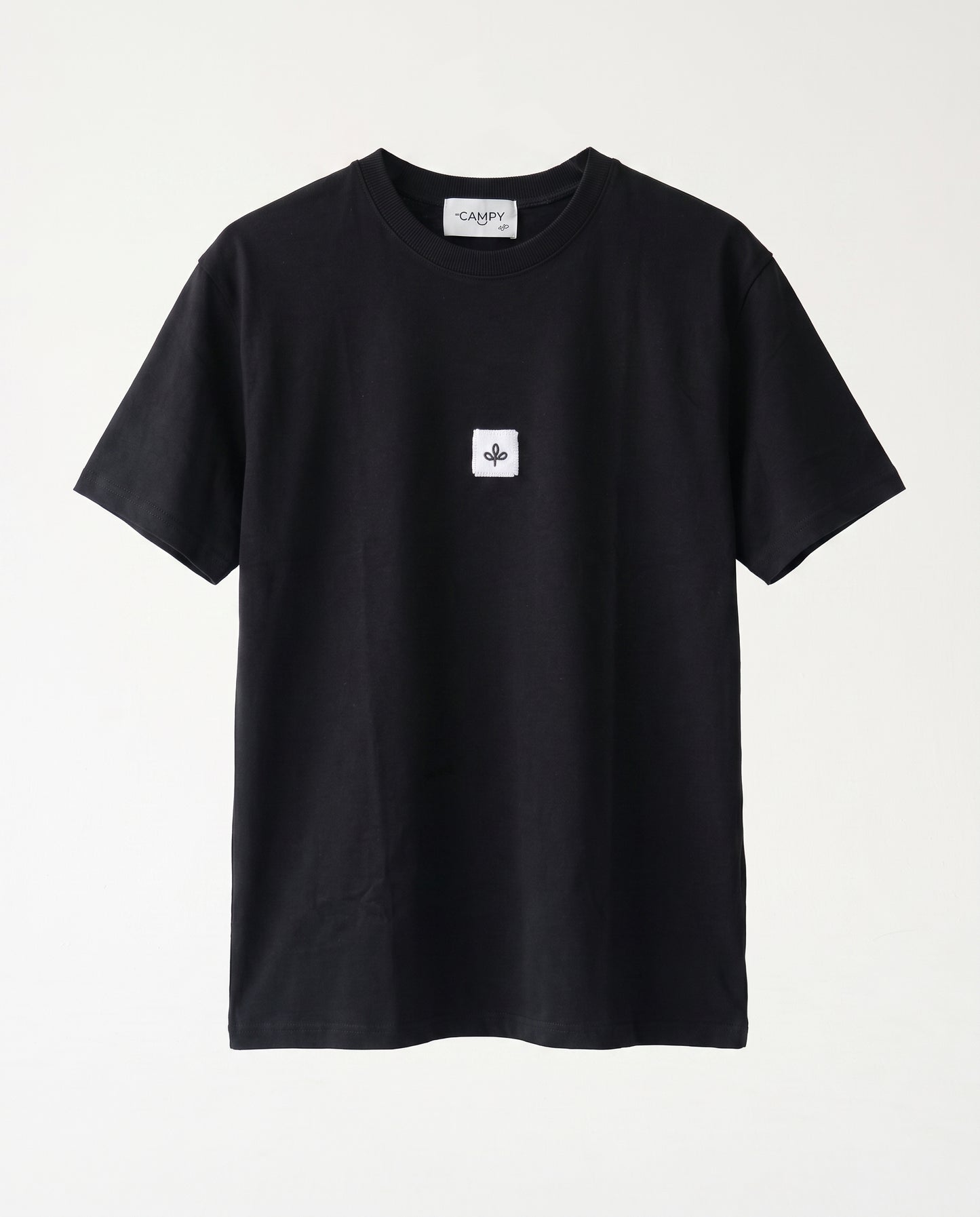 T-shirt- Oversize Patch Logo Black