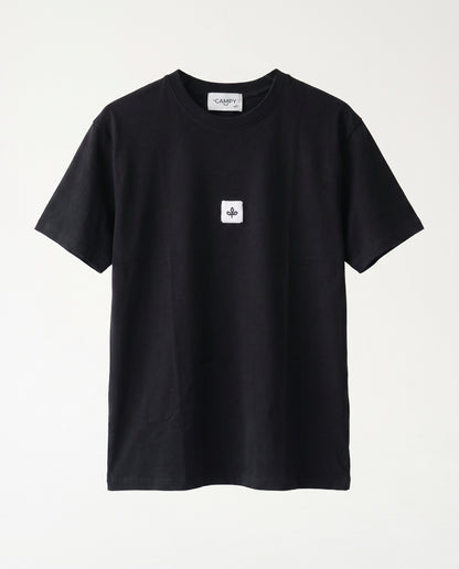 T-shirt- Oversize Patch Logo Black