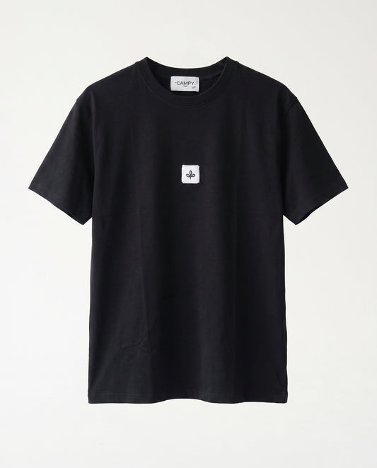 T-shirt- Oversize Patch Logo Black