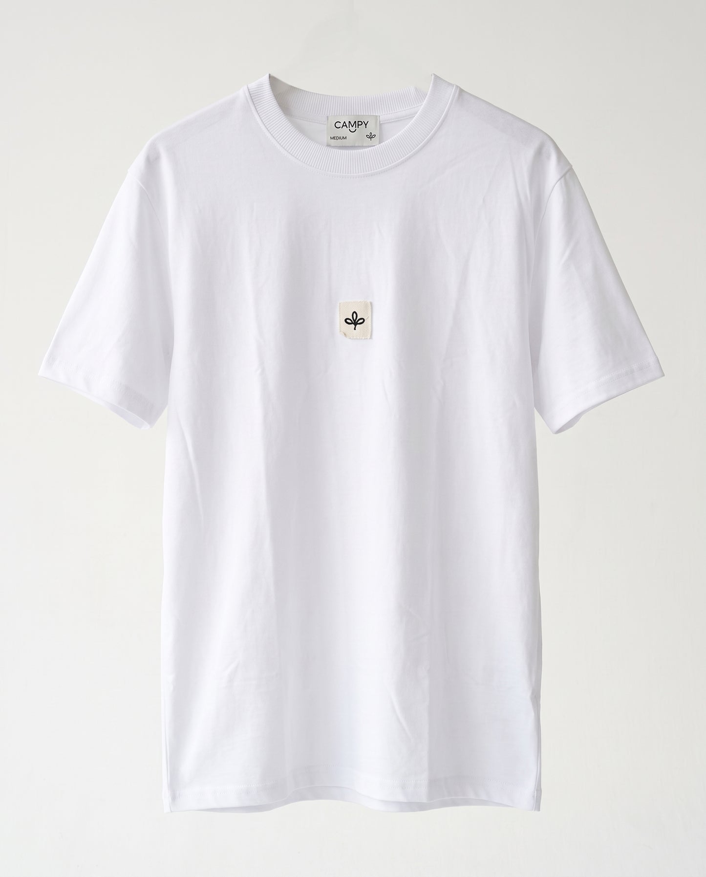 T-shirt- Oversize Patch Logo White
