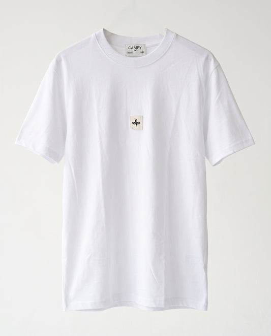 T-shirt- Oversize Patch Logo White