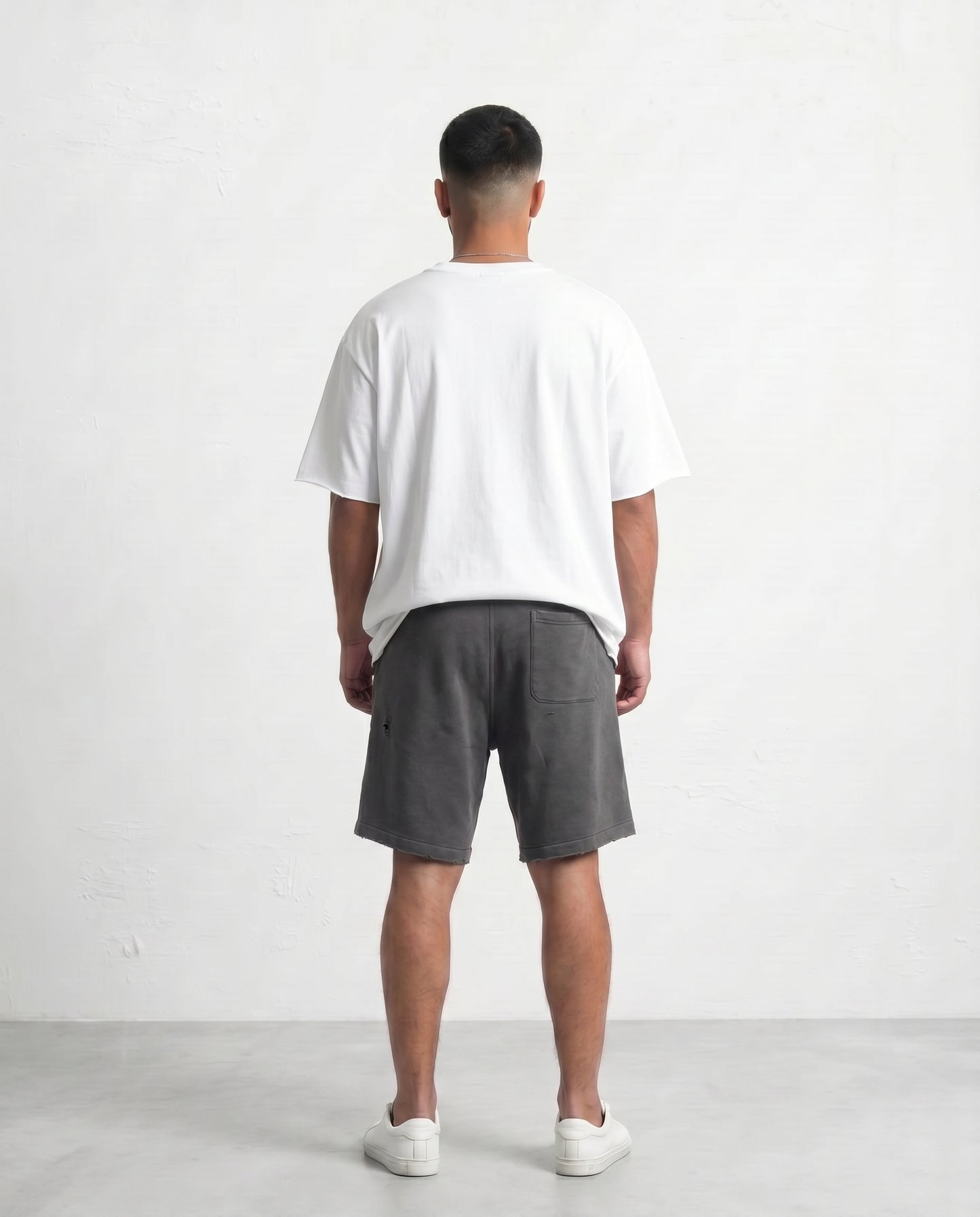 Short tears light gray