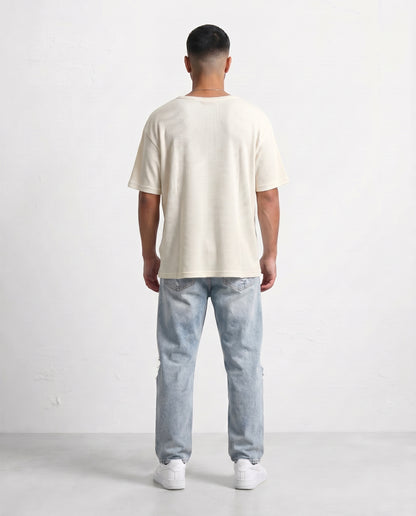 T-shirt MESH RAPHAEL crema