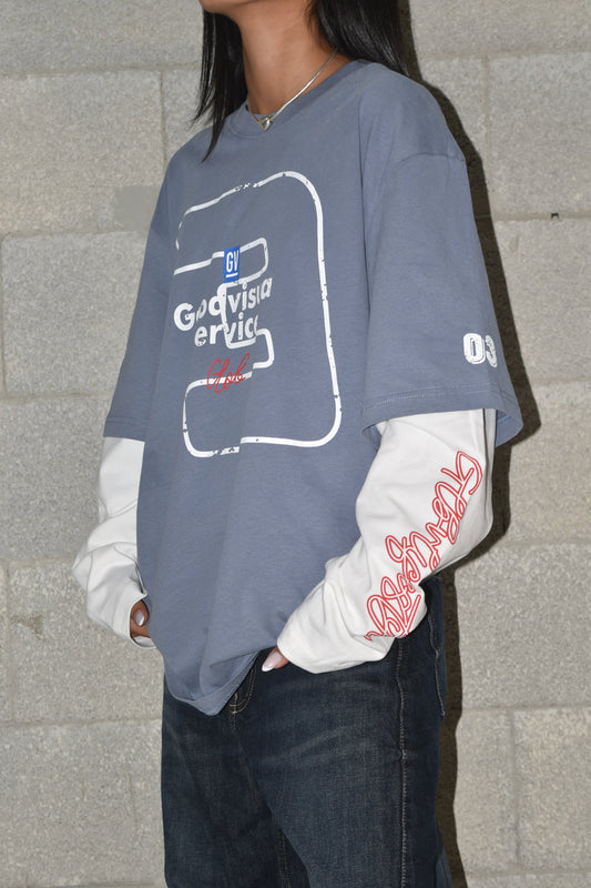 Blue Oversized Shirt GV3