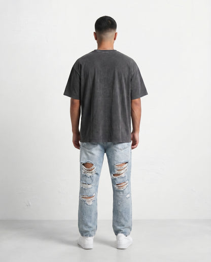 T-shirt - Marble black