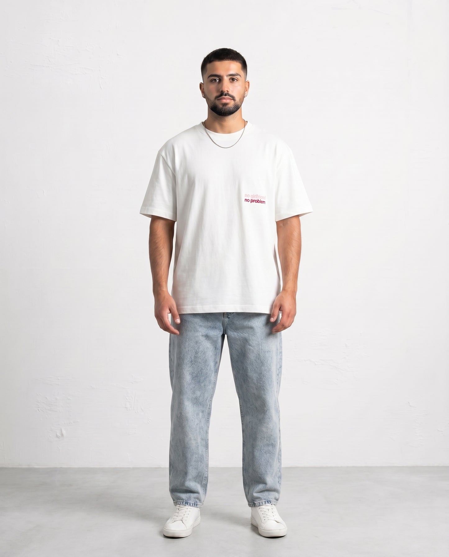 T-shirt- N white