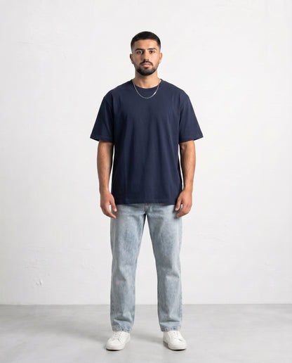 T-shirt collar Blue