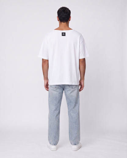 T-shirt Liam's linen Open White