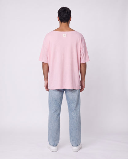 T-shirt Liam's linen Open PINK