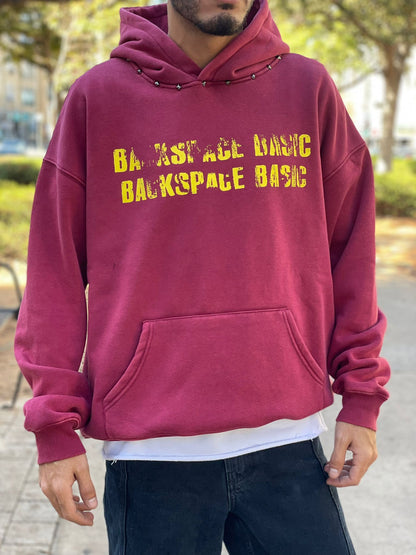 Hoodie -  Backspace Basic overszie