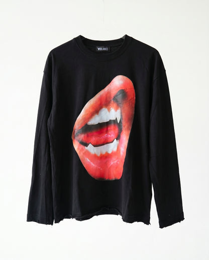 SHIRT - Lips Black