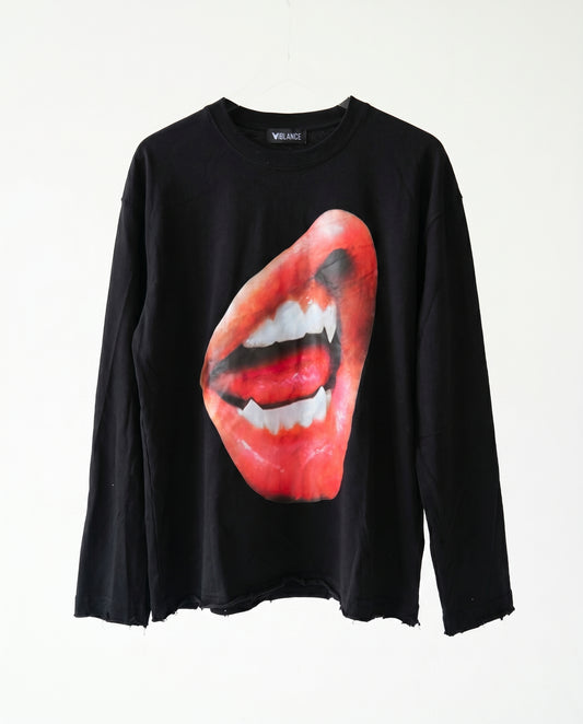 SHIRT - Lips Black
