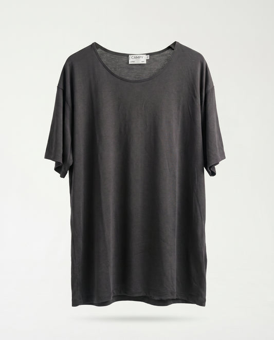T-shirt - OR Linen Opnk black